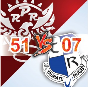 Rio Preto Rugby X Taubaté Rugby - Resultado Pelo Campeonato Paulista de Rugby Série D