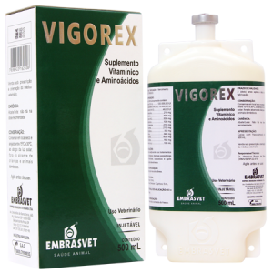  VIGOREX - Suplemento Vitamínico e Aminoácidos - Frs de 500 ML