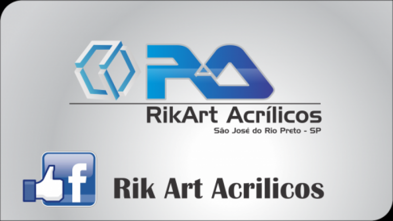 Rik Art Acrílicos agora no Facebook !
