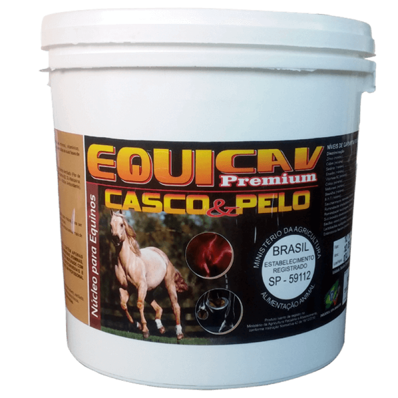 Imagem ilustrativa de EQUICAV PREMIUM CASCO & PELO - BALDE de 10 Kg