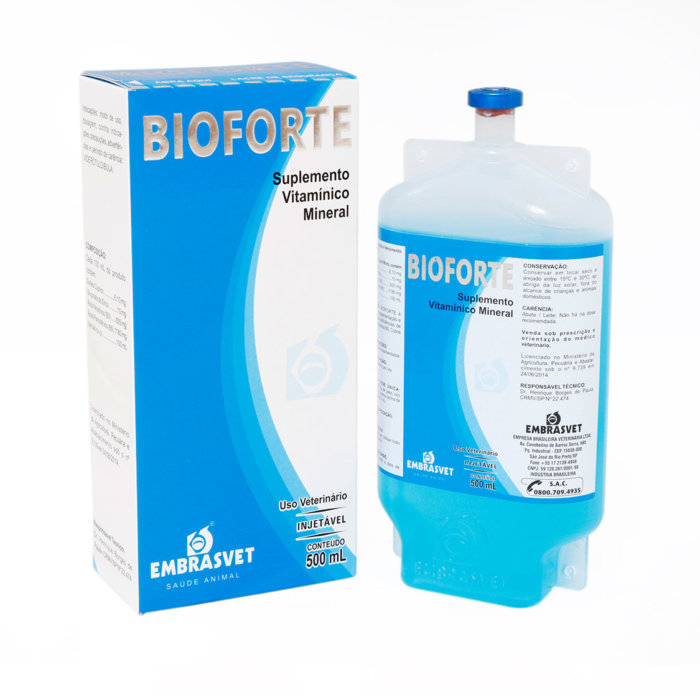 Caixa com - 10 Frs do Bioforte - 500 ML