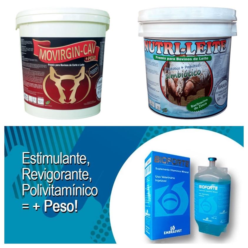 MOVIRGIN-CAV- 20 Kg / NUTRI-LEITE- 20 Kg