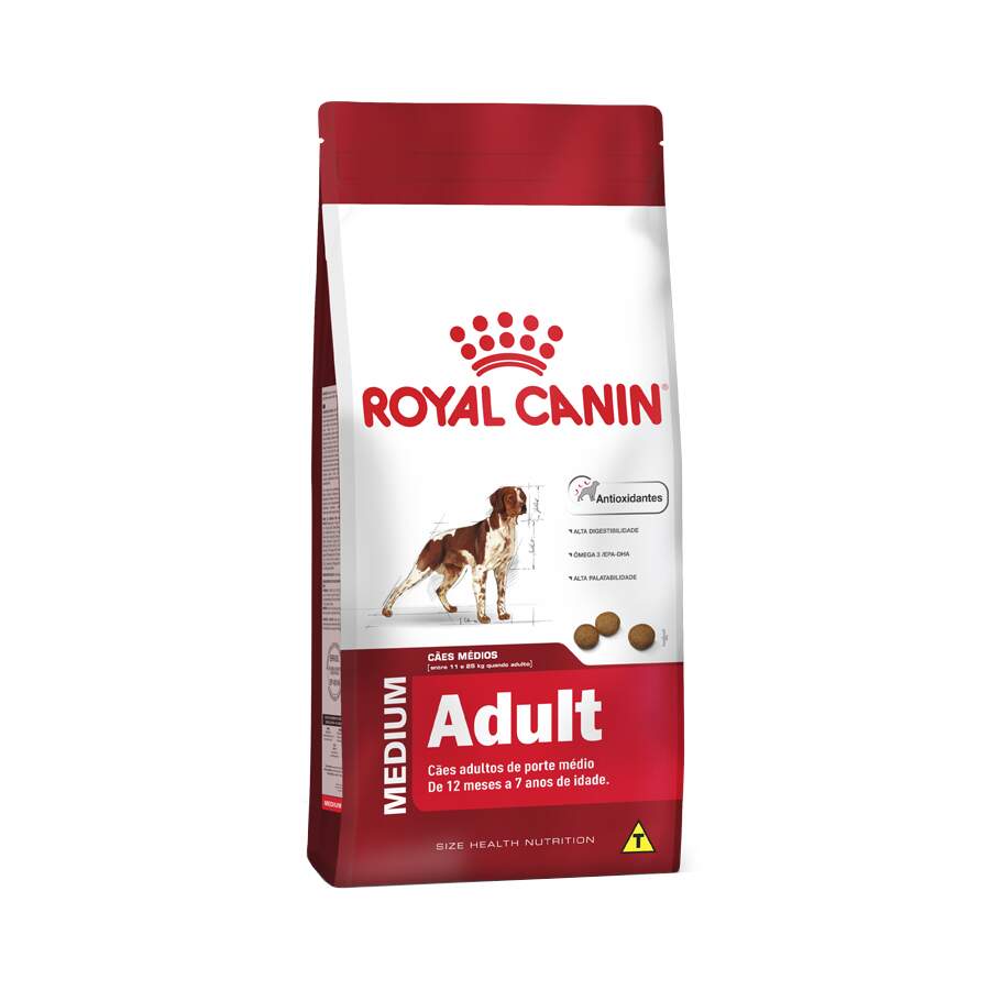 Imagem ilustrativa de Royal Canin Medium - 15kg / Cães Adultos