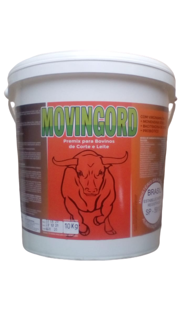 MOVINGORD 10 KG - MONENSINA SÓDICA VIRGINIAMICINA BACITRACINA DE ZINCO