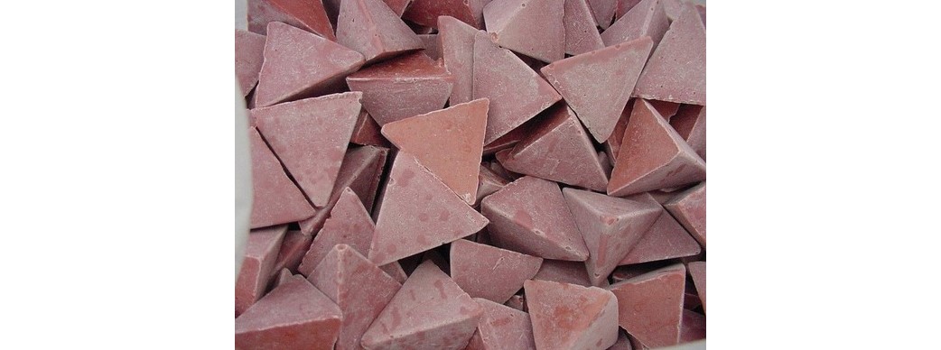 Imagem de Chip de Ceramica Rosa Tetraedro