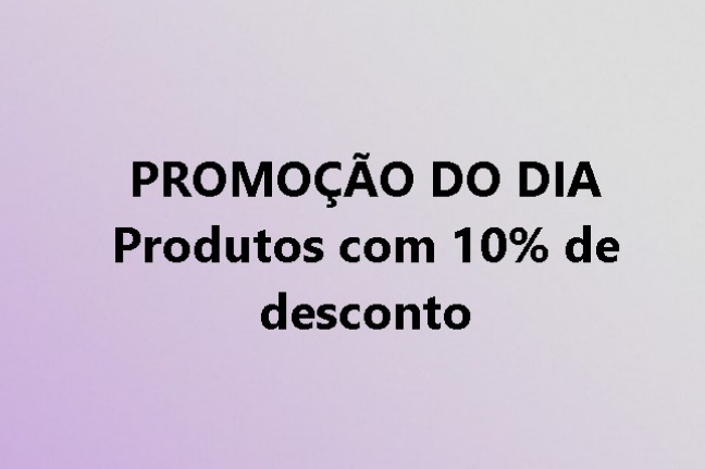 Imagem do menu para Promoção do dia