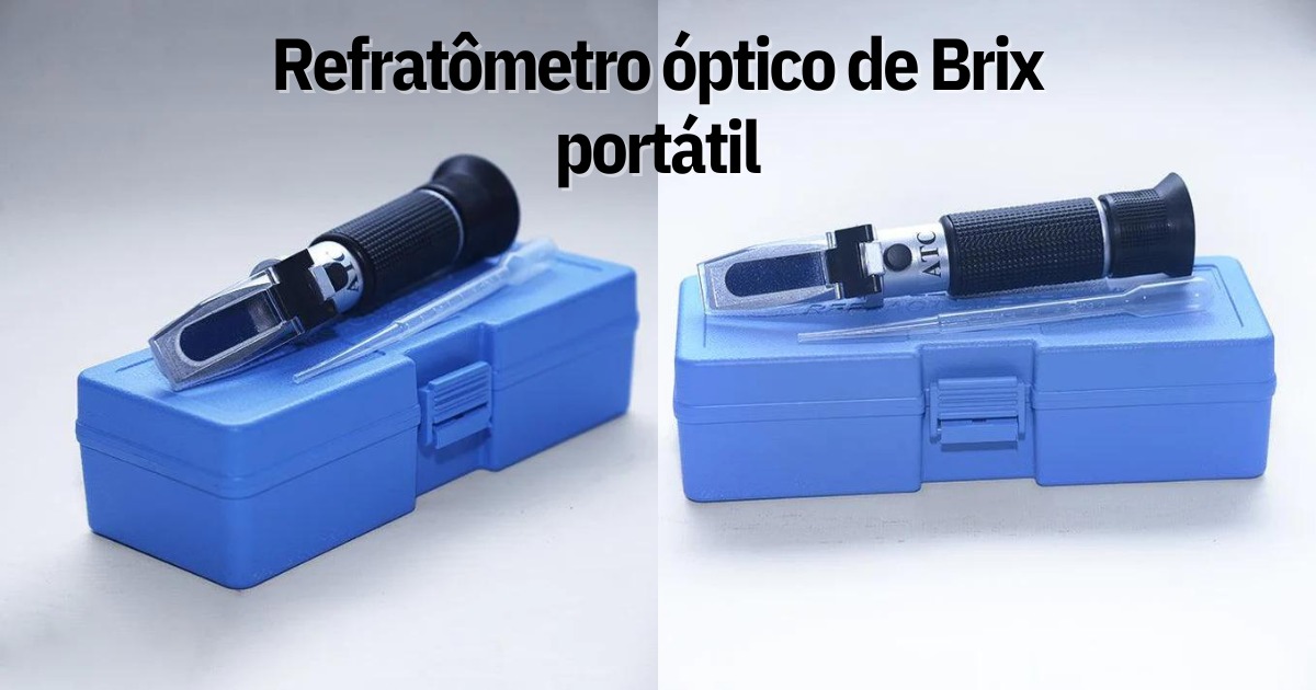 Refratômetro Óptico de Brix Portátil