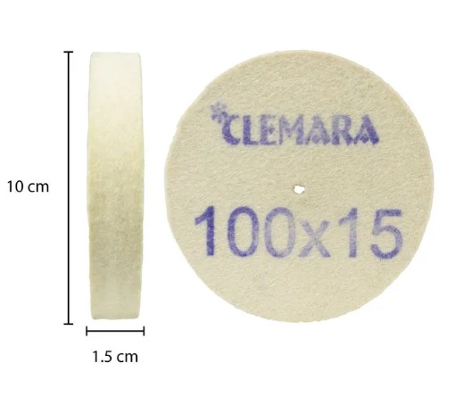 Imagem de Escova de Feltro Clemara 100x15