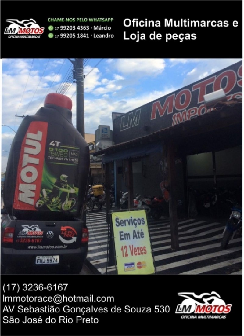 Loja de Peças de Motos em Rio Preto
