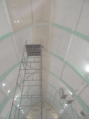 Imagem de Aplicação dAplicação de massa corrida em toda área interna.e fundo preparador em toda superfície interna.